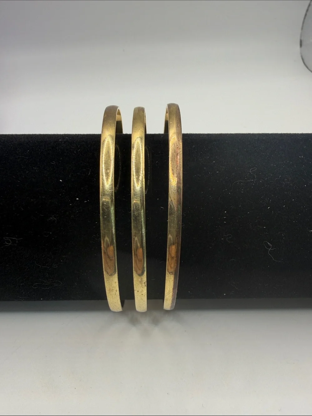 Gold-Tone Women's Stackable Cuff Bracelet Set
